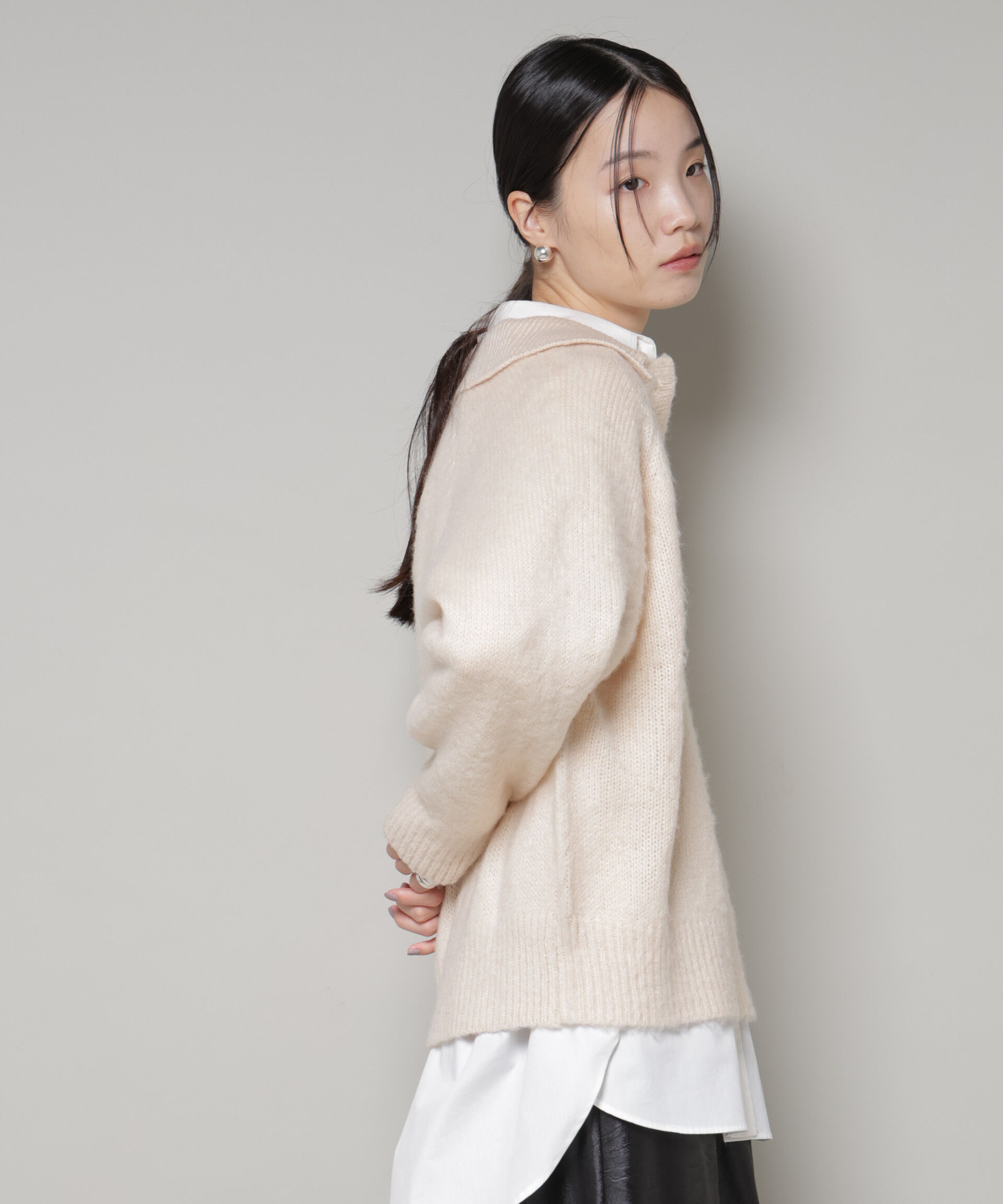 nano･universe「PENNEYS別注TheFOXシャギーポロニット」|ニット・セーター|