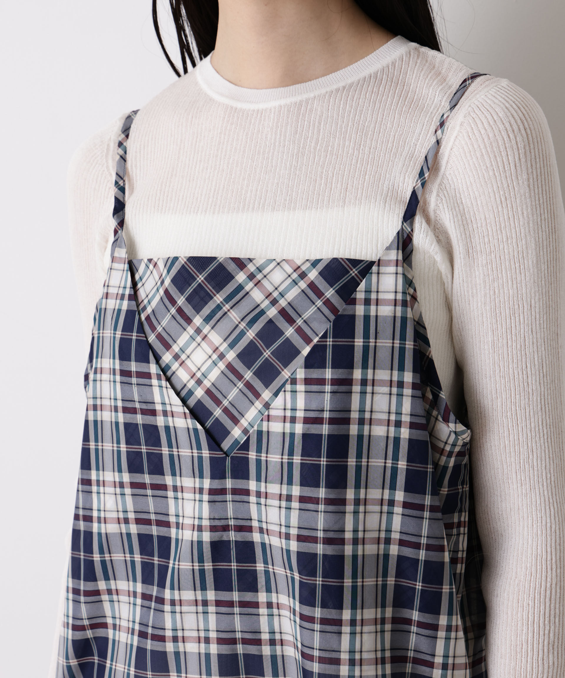 nano･universe「「STEVELOUR」バックオープンキャミワンピース(セットアップ可)」|ワンピース|