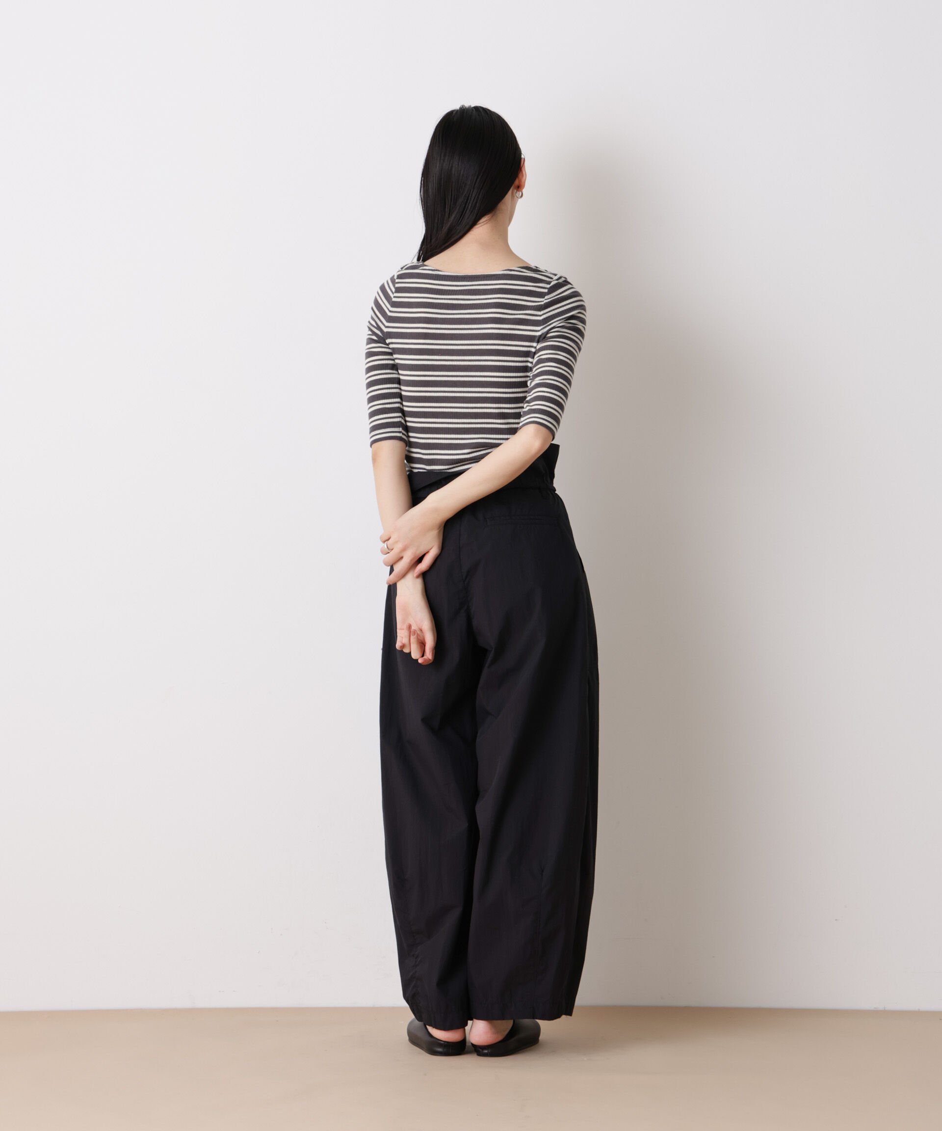 nano･universe「「STEVELOUR」スクエアネックリュクストップス」|Tシャツ・カットソー|