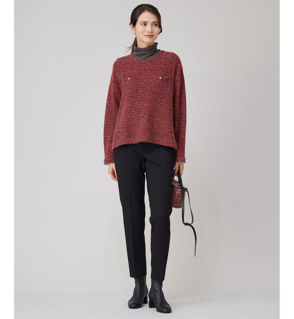 自由区「【WEB限定カラーあり・撥水加工・洗える】TRギャバテーパード パンツ」|その他|