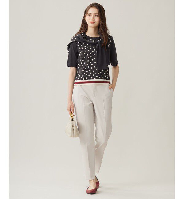 自由区「【WEB限定カラーあり・撥水加工・洗える】TRギャバテーパード パンツ」|その他|