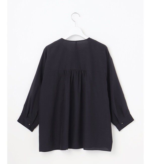 自由区「シアージオメトリックジャカードプルオーバー ブラウス」|シャツ・ブラウス|