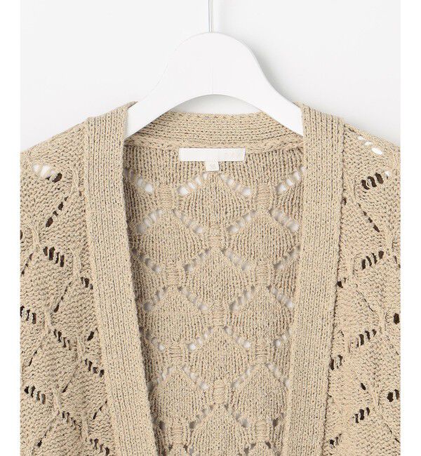 自由区「【SHIHOさん着用】ジオメトリックモチーフ カーディガン」|カーディガン|