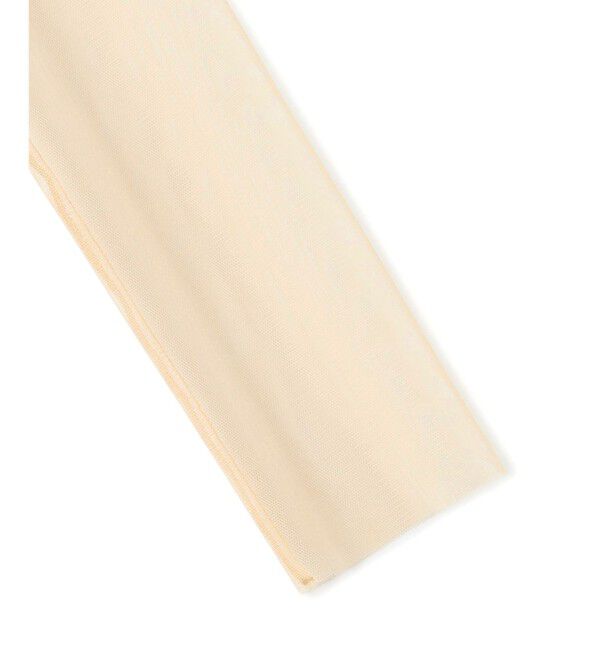 BEIGE,「【洗える・Precious 7月号掲載】TAMARIX / ストレッチチュールハイネックブラウス」|シャツ・ブラウス|