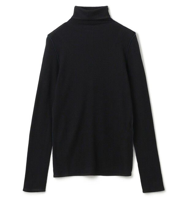 BEIGE,「【洗える・GISELe 10月号掲載】FORD / ウール配色メローハイネックカットソー」|Tシャツ・カットソー|