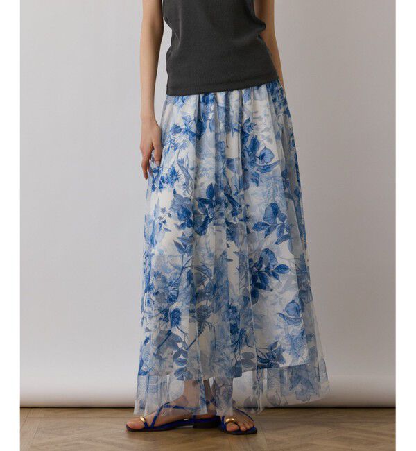 Diagram「シャドーフラワープリントスカート」|スカート|