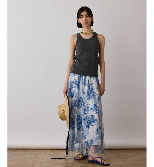 Diagram「シャドーフラワープリントスカート」|スカート|