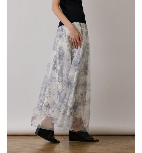 Diagram「シャドーフラワープリントスカート」|スカート|