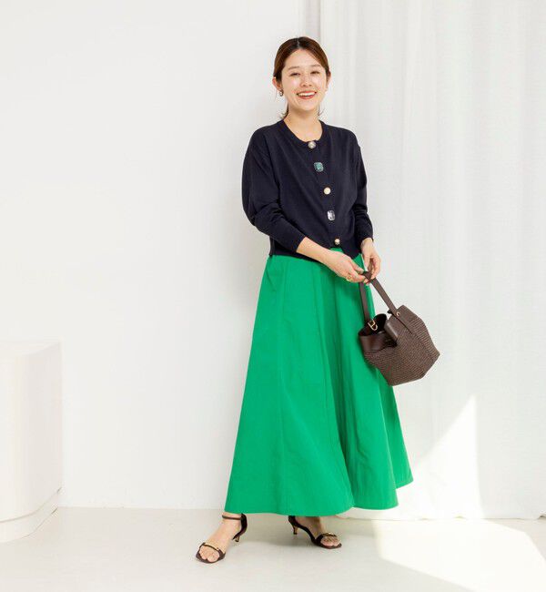 NOLLEY'S「《手洗い可能》ランダムビジューカーディガン」|カーディガン|