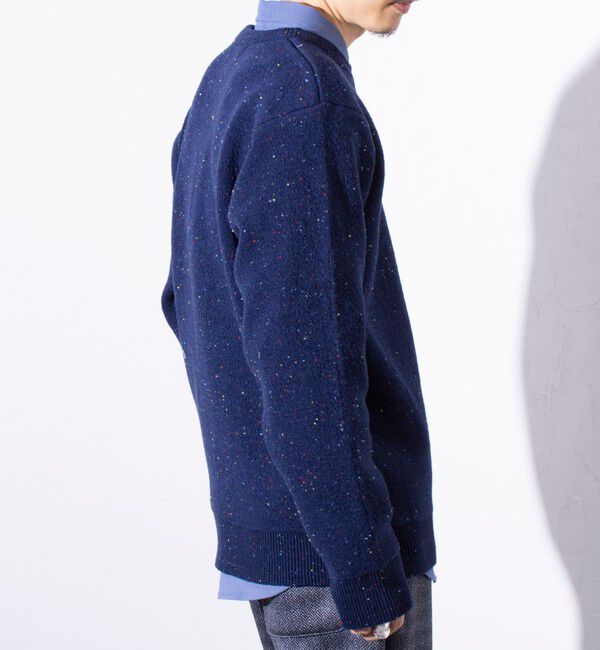 GLOSTER「【GLOSTER/グロスター】カラーネップ プルオーバー クルーネックニット」|ニット・セーター|