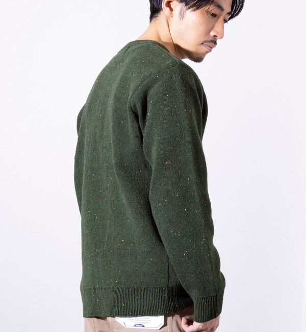 GLOSTER「【GLOSTER/グロスター】カラーネップ プルオーバー クルーネックニット」|ニット・セーター|