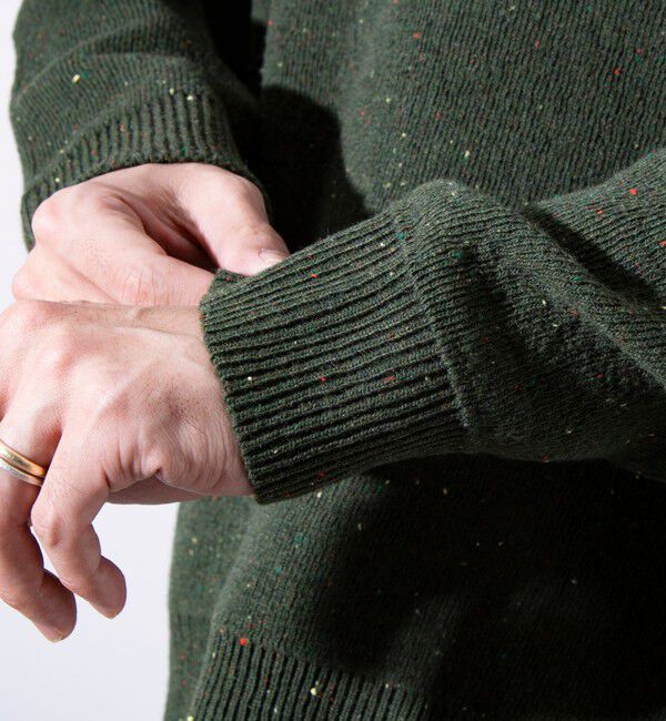 GLOSTER「【GLOSTER/グロスター】カラーネップ プルオーバー クルーネックニット」|ニット・セーター|