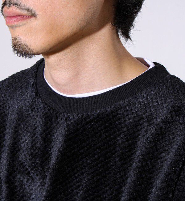 GLOSTER「【とろける暖かさ】パイナップルフリースクルーネックスウェット」|スウェット・ジャージ|