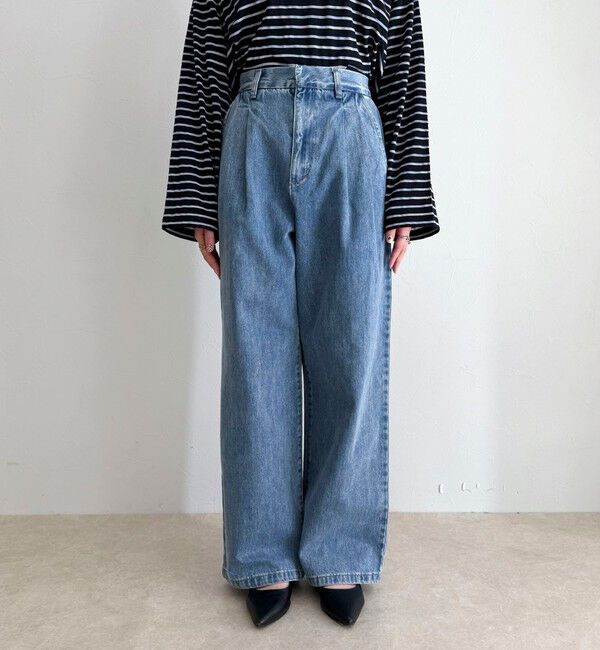 fredy emue「デニムタックスラックス」|デニム|