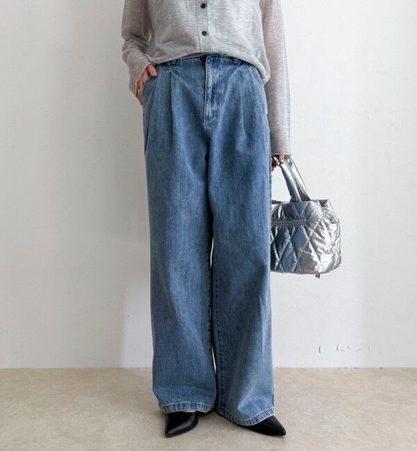 fredy emue「デニムタックスラックス」|デニム|