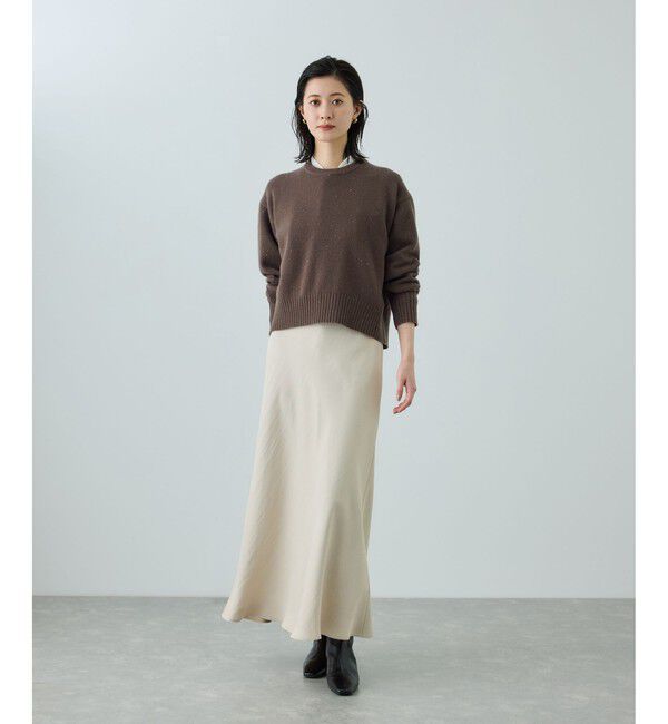 ROPE「スーパーファインメリノウールスパンコールニット」|ニット・セーター|