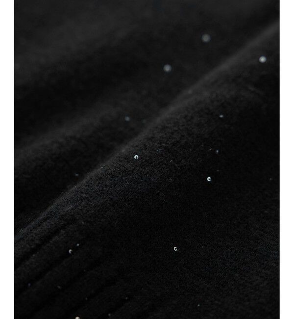 ROPE「スーパーファインメリノウールスパンコールニット」|ニット・セーター|