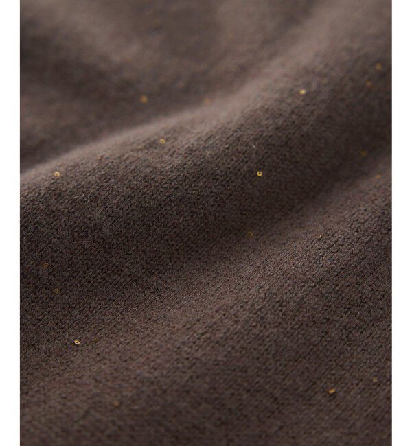 ROPE「スーパーファインメリノウールスパンコールニット」|ニット・セーター|