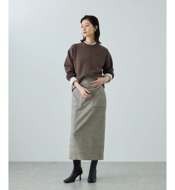 ROPE「スーパーファインメリノウールスパンコールニット」|ニット・セーター|