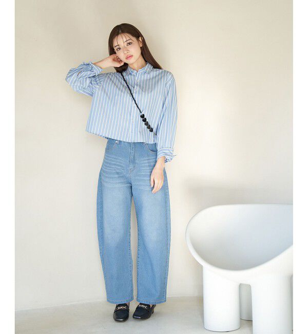 Rope&rsquo;Picnic「【ウエスト革命デニム】ウエストシェイプカービーデニム」|デニム|