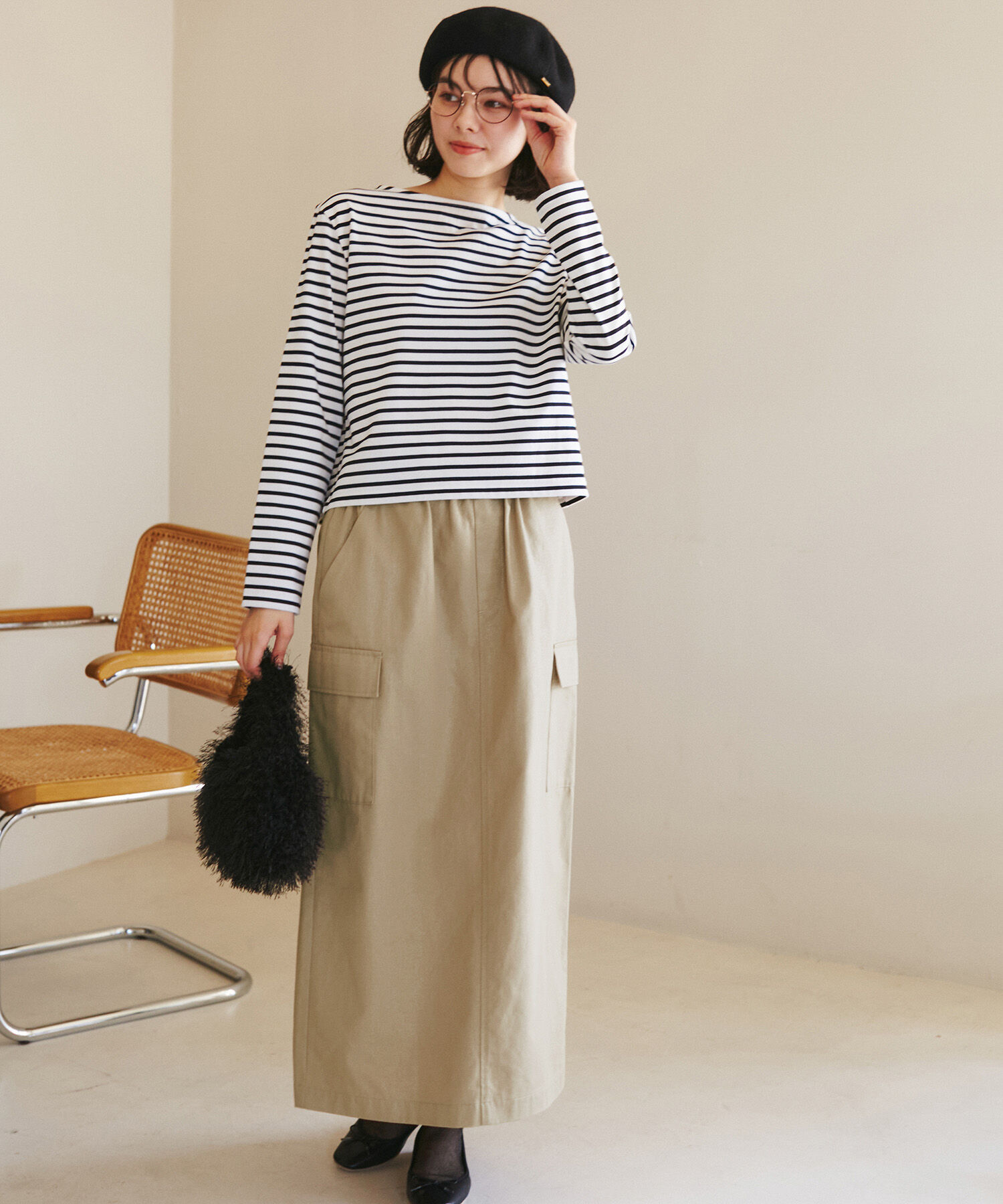 ROPE' PICNIC R「箔アソートカーゴスカート」|スカート|