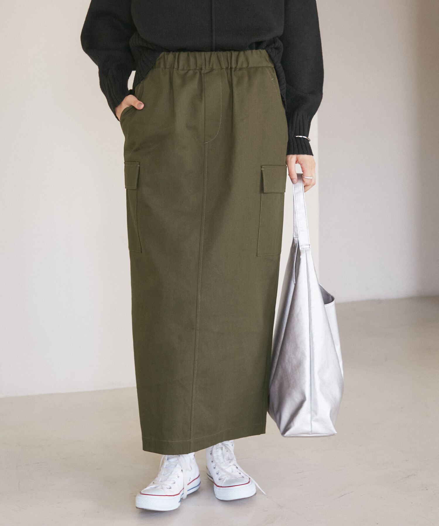 ROPE' PICNIC R「箔アソートカーゴスカート」|スカート|