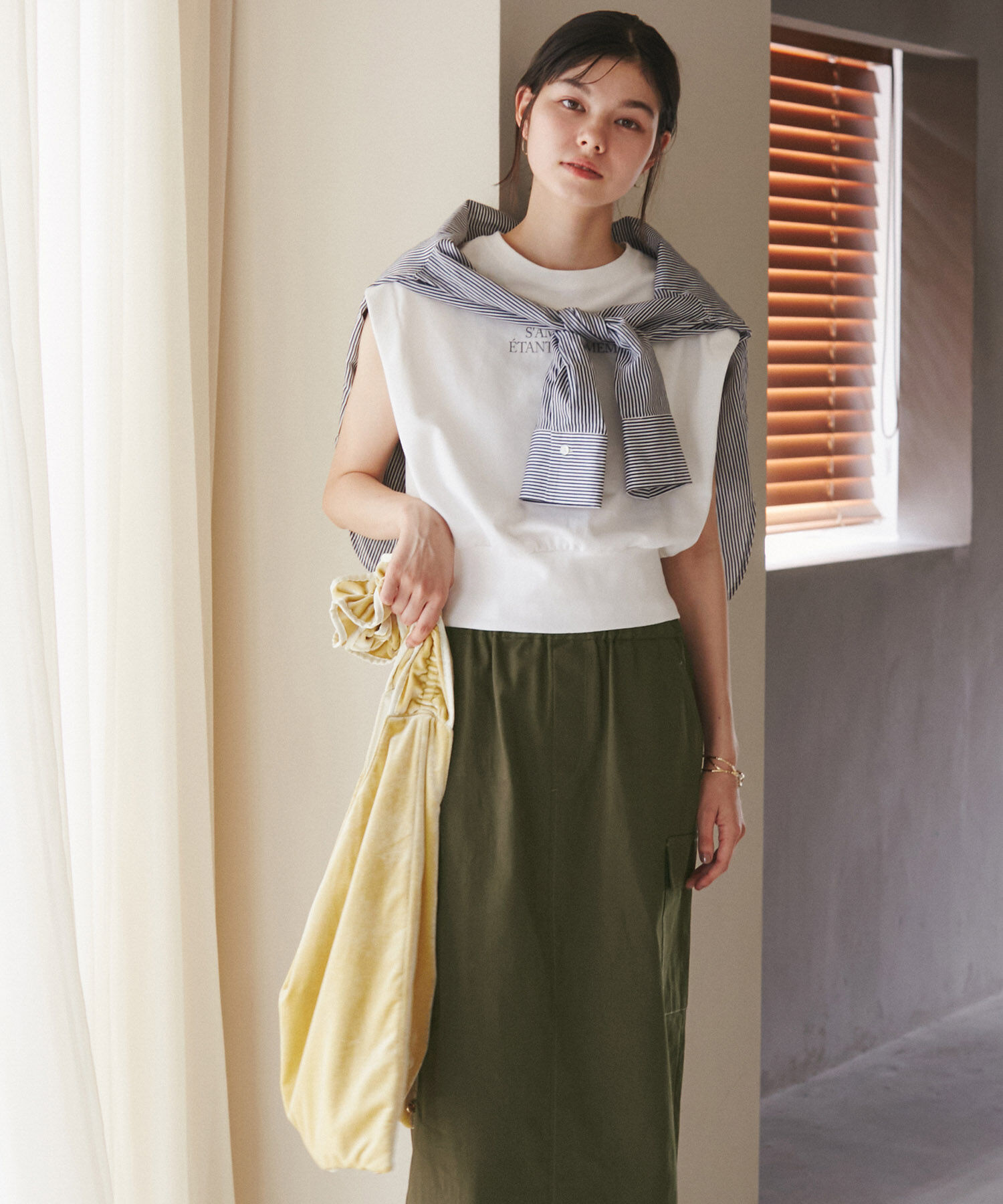 ROPE' PICNIC R「箔アソートカーゴスカート」|スカート|