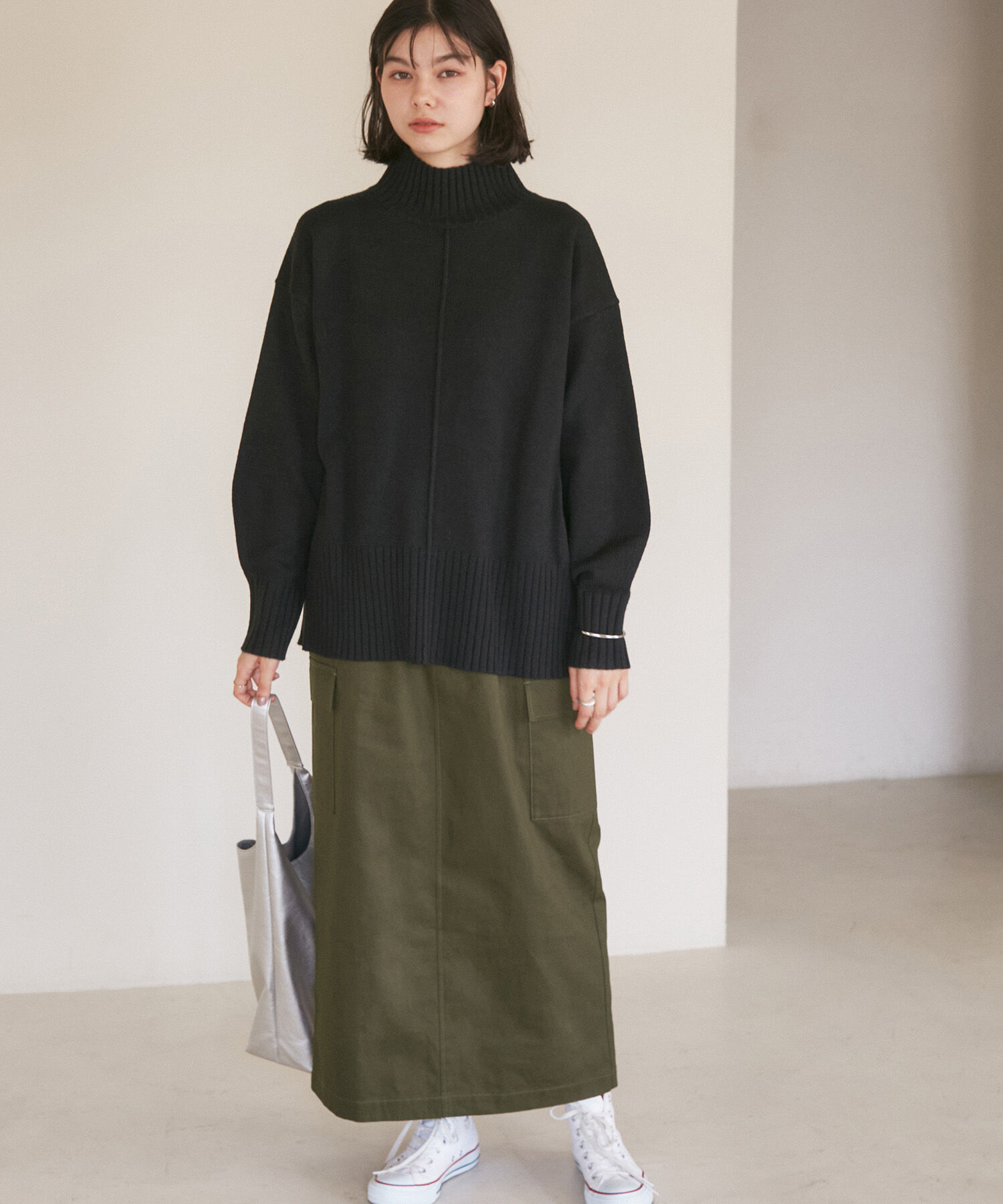 ROPE' PICNIC R「箔アソートカーゴスカート」|スカート|