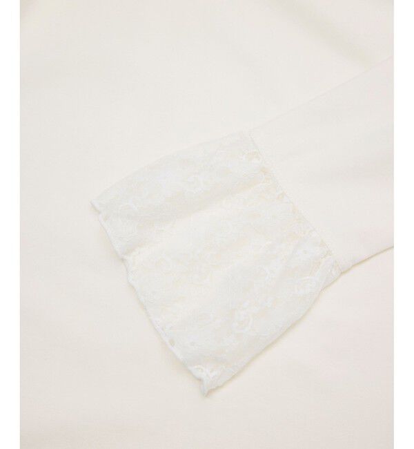 Rope&rsquo;Picnic「袖レースカットトップス」|Tシャツ・カットソー|