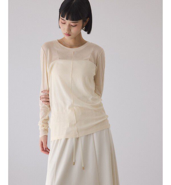 ADAM ET ROPE'「シアーフライスロンT」|Tシャツ・カットソー|キナリ(16)