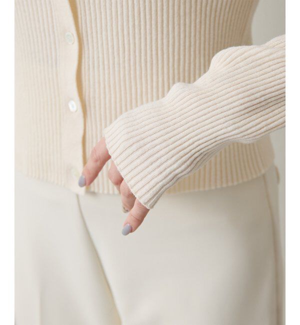  「ホールガーメントRIBカーディガン」|ニット・セーター|