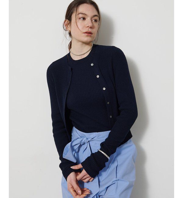  「ホールガーメントRIBカーディガン」|ニット・セーター|