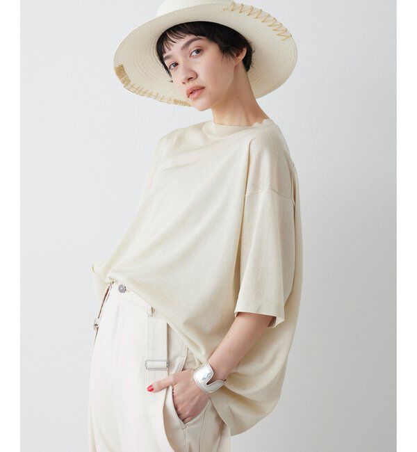  「ラメニットTEE」|ニット・セーター|