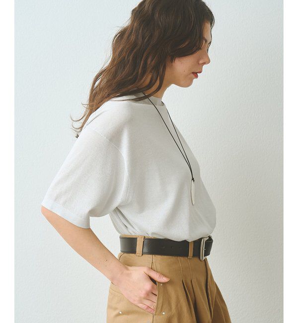  「ラメニットTEE」|ニット・セーター|