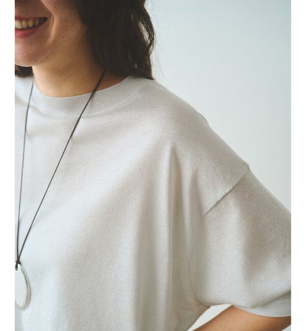 「ラメニットTEE」|ニット・セーター|