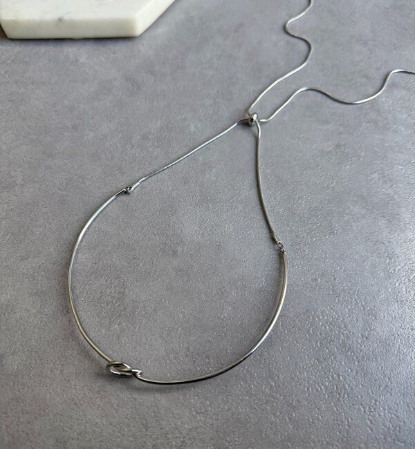  「ネジリ2WAYスライダーネックレス」|ネックレス|