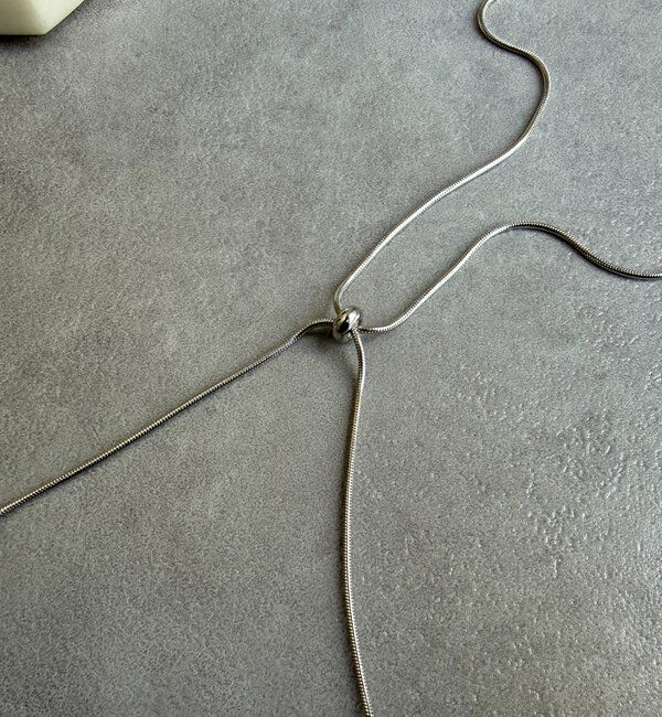  「ネジリ2WAYスライダーネックレス」|ネックレス|