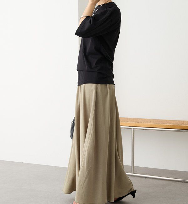  「【接触冷感/UVカット機能付き】ゴブソデクルーネックTee」|Tシャツ・カットソー|