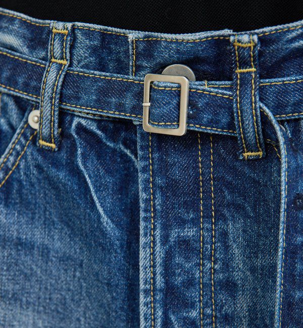  「【PEAS】デニムミニスカート」|スカート|