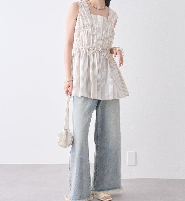  「ストライプタンクブラウス」|シャツ・ブラウス|