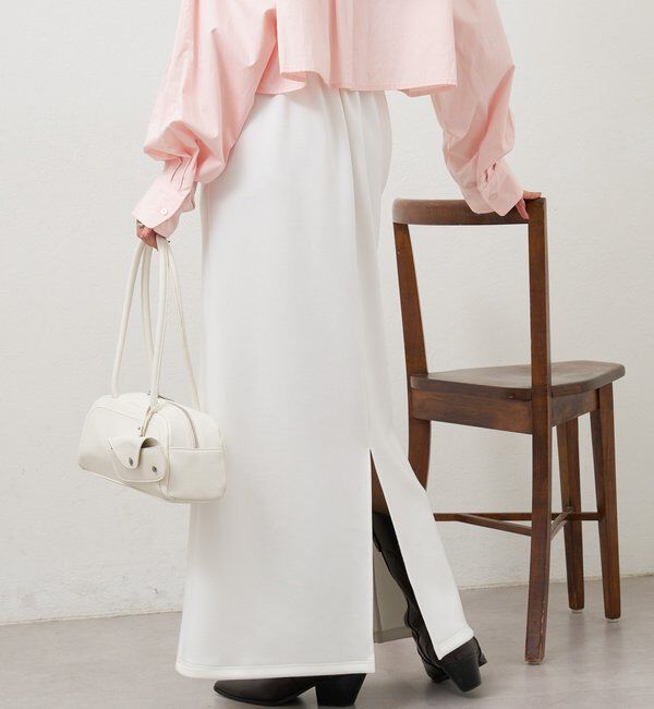  「Wベルトスウェットスカート」|スカート|