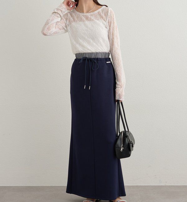  「Wベルトスウェットスカート」|スカート|