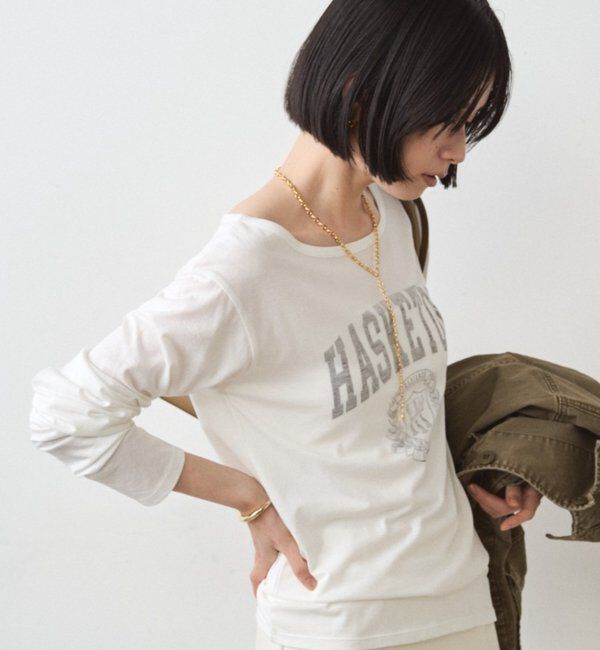  「シアーカレッジロンT」|Tシャツ・カットソー|