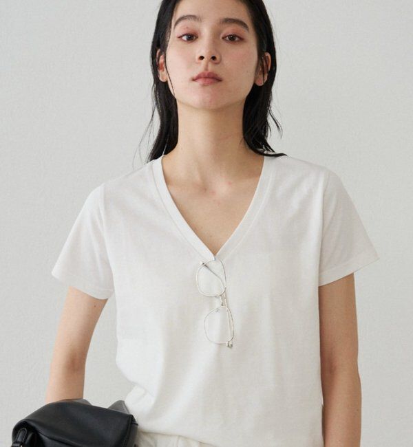  「ディープVカットソー」|Tシャツ・カットソー|