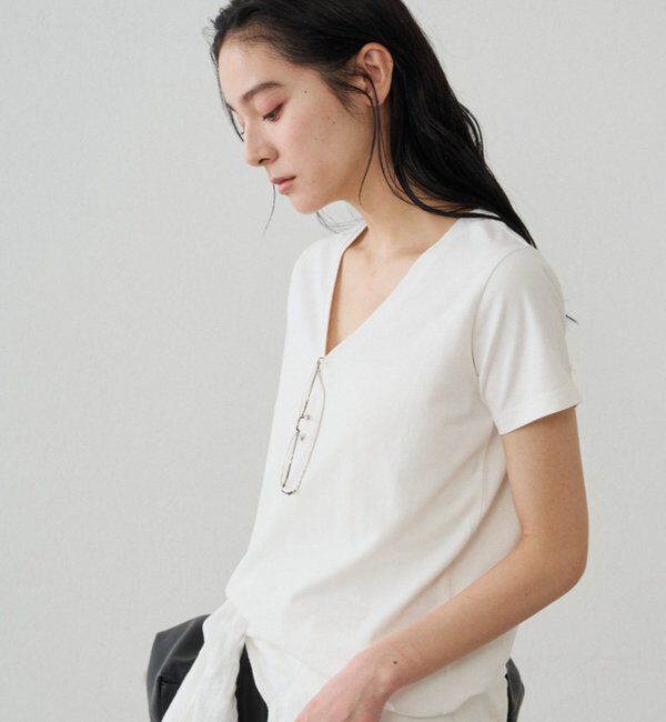  「ディープVカットソー」|Tシャツ・カットソー|