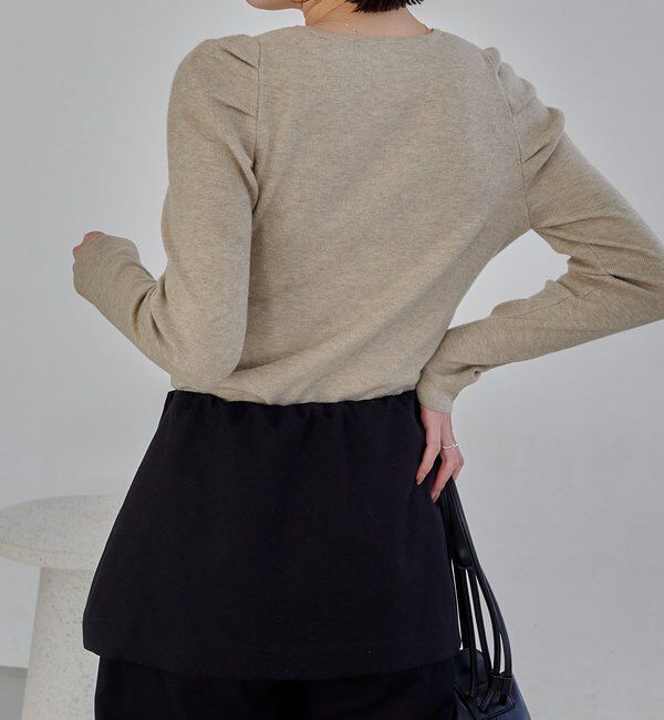  「ホックヘンリーパフニット」|ニット・セーター|