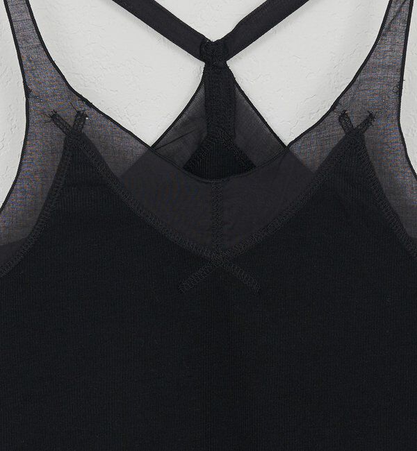  「シアードッキングキャミソール」|キャミソール|