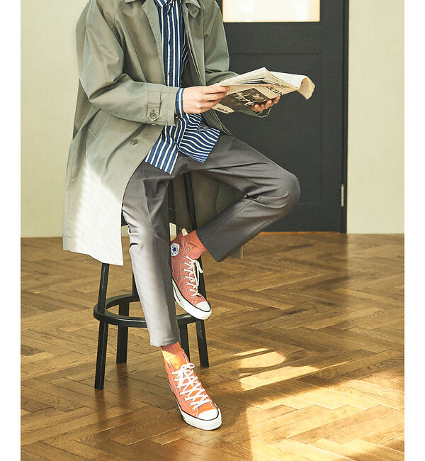 ABAHOUSE「【360&deg;ストレッチ】デジタル テーパード パンツ/イージー スラックス」|その他|チャコールグレー