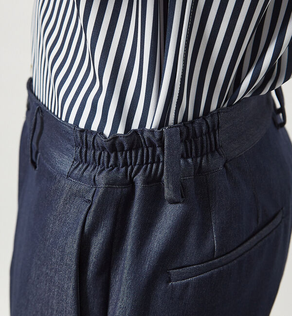 ABAHOUSE「デニムライク スリムテーパード スラックス」|その他|