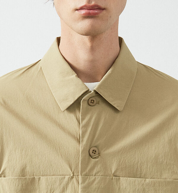 ABAHOUSE「【セットアップ対応】TUCK＆DARTS シャツブルゾン / ドルマンスリーブ」|シャツ・ブラウス|